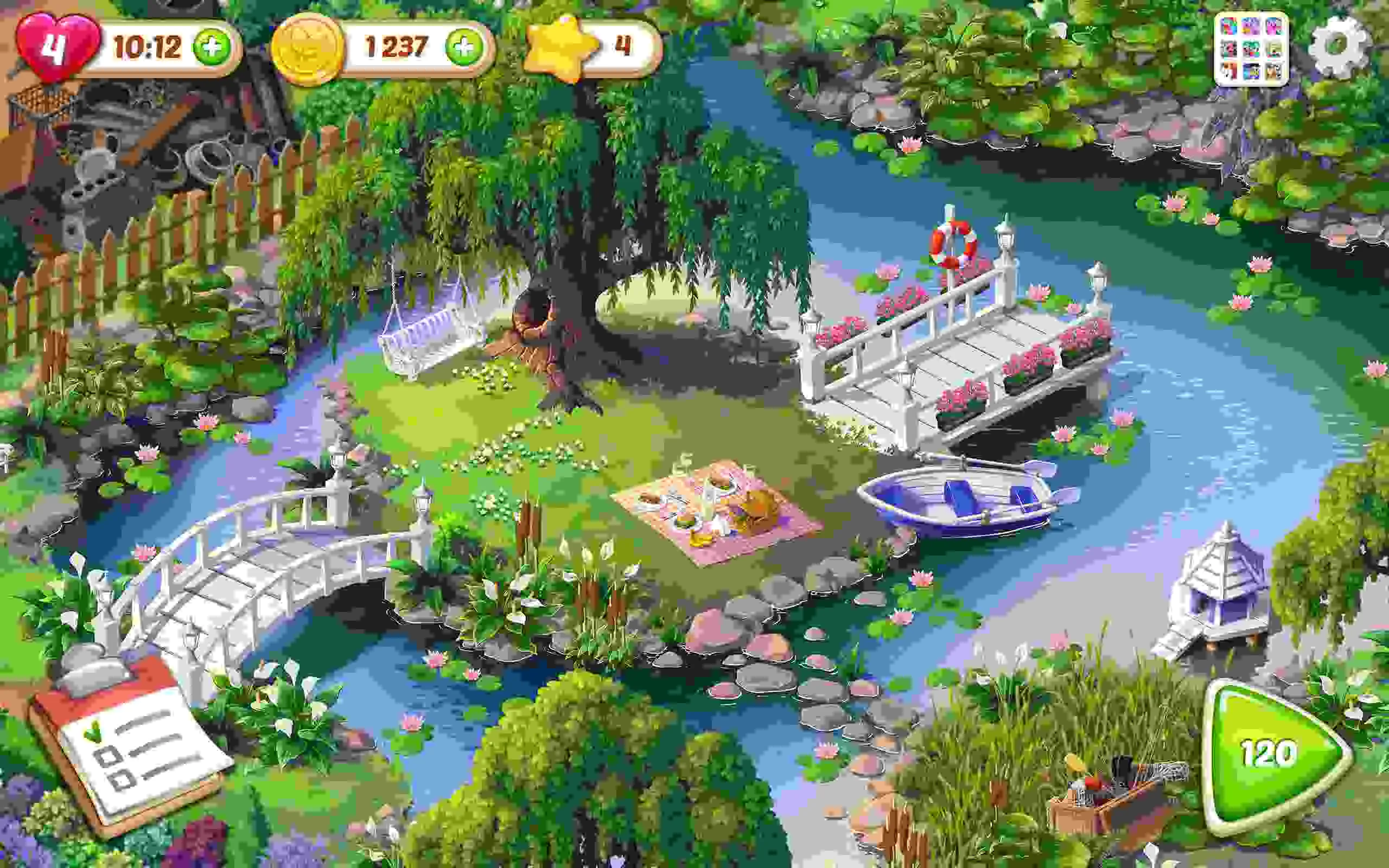 Ảnh 2 của Tải game Lily Garden Mod APK v2.107.0 (Menu, Vô Hạn Coins) Lilys-Garden-Mod
