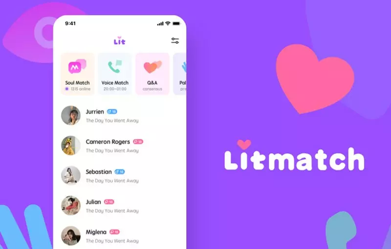 Ảnh 2 của Tải ứng dụng Litmatch MOD APK 6.91.0 (Không quảng cáo) Android Giao diện tìm bạn bè trên Litmatch