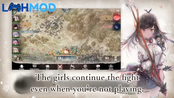 Ảnh 3 của Tải MementoMori: AFKRPG APK 1.0.3 cho Android iOS Hình ảnh một trong các nhân vật phù thủy của MementoMori AFKRPG