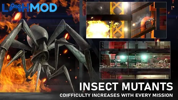 Ảnh 4 của Metal Ranger. 2D Shooter MOD APK 1.41 (Vô hạn tiền) Thao tác điều khiển và màn hình chơi game Metal Ranger 2D Shooter