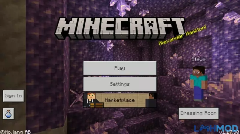 Ảnh 2 của Tải Minecraft 1.17.30 Apk Tiếng Việt Free Mới Nhất Cho Android Giao diện giới thiệu phiên bản Minecraft 1.17.30 APK