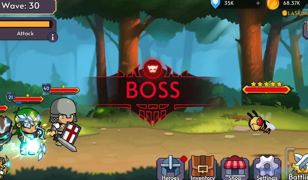 Ảnh 3 của Tải Mobile Heroes Mod Apk 1.98 (Vô Hạn Tiền) cho Android iOs Giao diện hiển thị các phần thưởng và vật phẩm đã thu thập được