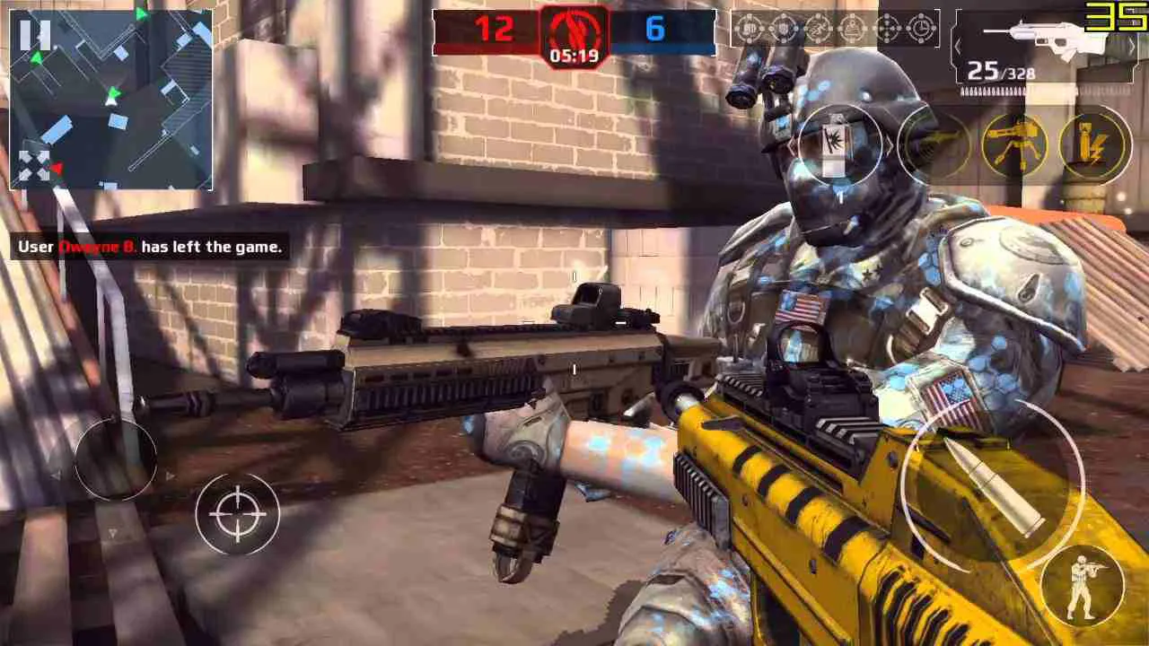 Ảnh 2 của Tải game Modern Combat 5 Mod APK 5.9.0a (Menu, Dumb Bots) Cảnh chiến đấu kịch tính trong Modern Combat 5 Mod