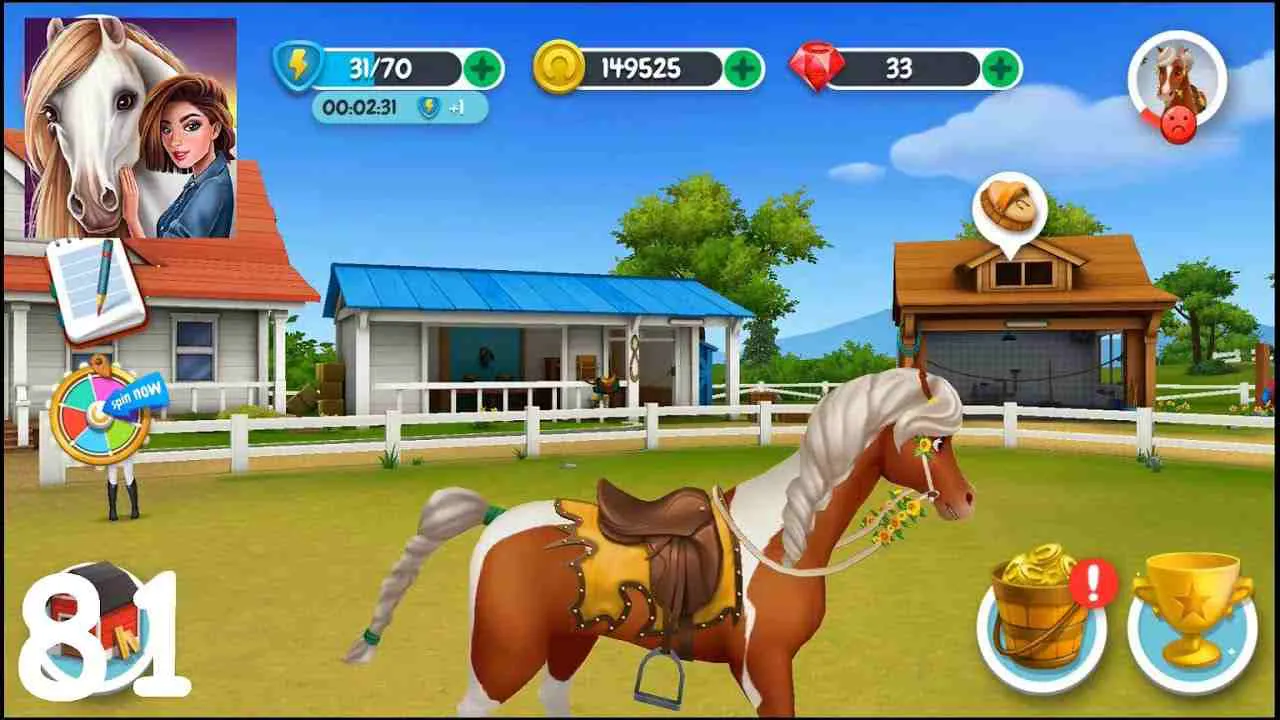 Ảnh 2 của My Horse Stories Mod APK 1.6.8 (Vô Hạn Tiền) Tải My Horse Stories Mod để trải nghiệm tính năng vô hạn tiền