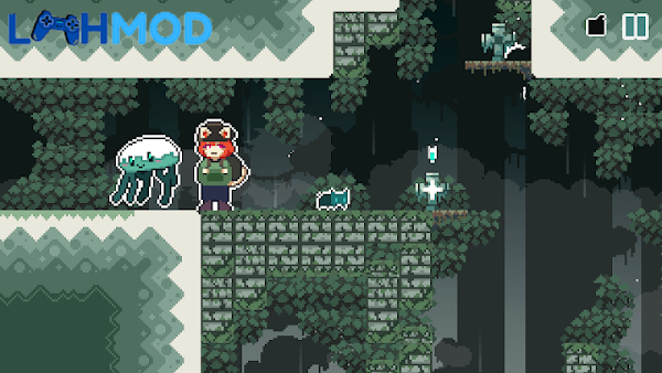 Ảnh 2 của Tải game Nameless Cat MOD APK 1.10.5 (Mở khóa xe) cho Android iOS Chú mèo vô danh đối mặt với quái vật và cạm bẫy