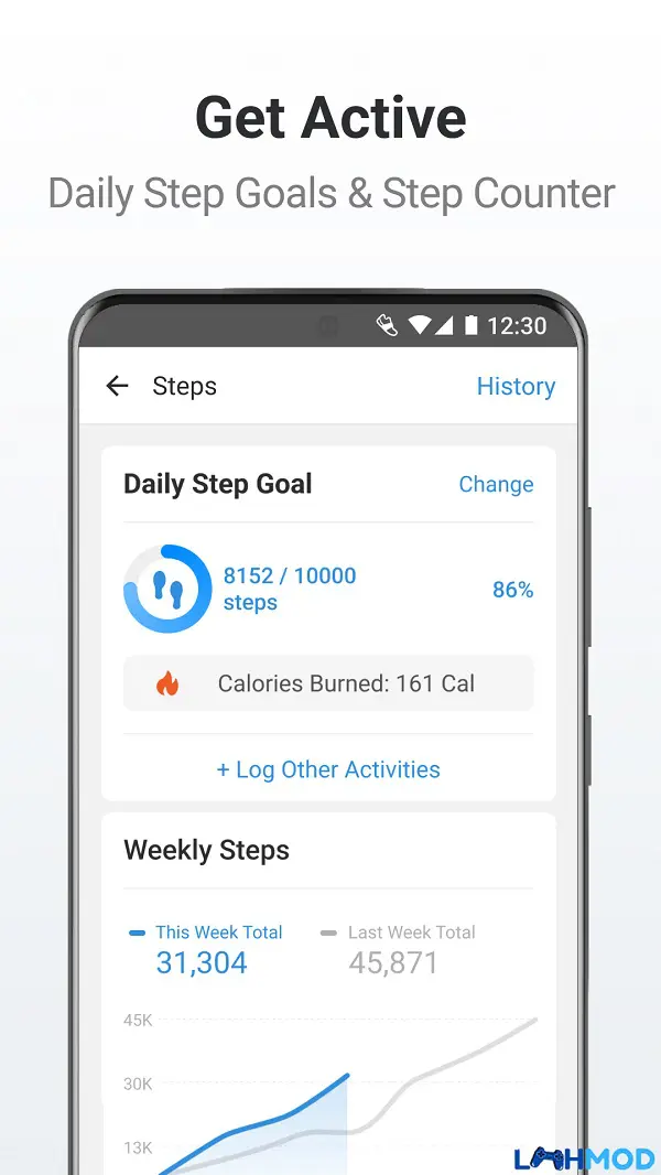 Ảnh 4 của Pacer Pedometer Mod Apk p8.11.1 (Mở khóa Premium) Android, IOS Màn hình thử thách cộng đồng trong Pacer Pedometer