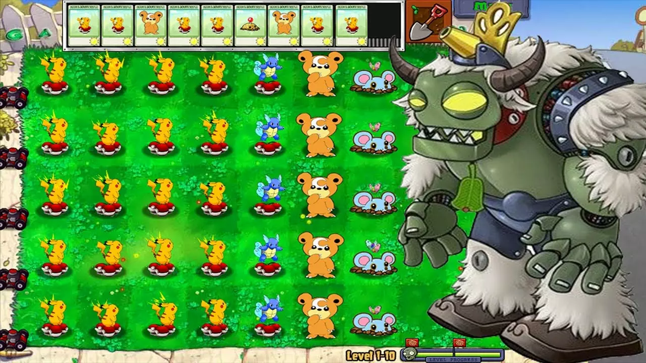 Ảnh 3 của Plants vs Zombies Mod APK (Menu, Vô Hạn Xu, Mặt trời) V3.12.0 Người chơi sắp xếp các loại cây phòng thủ trước làn sóng zombie