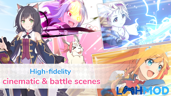 Ảnh 3 của Tải game Princess Connect! Re: Dive APK 2.6.0 cho Android iOS Một phân cảnh nhân vật nữ trong Princess Connect! Re: Dive