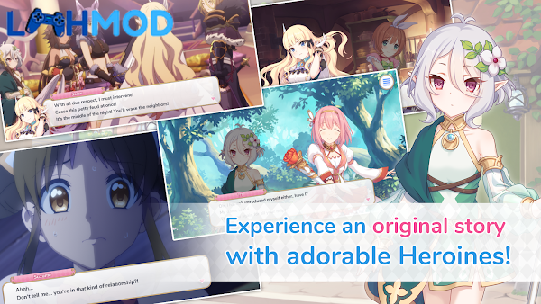 Ảnh 4 của Tải game Princess Connect! Re: Dive APK 2.6.0 cho Android iOS Giao diện chiến đấu trong Princess Connect! Re: Dive