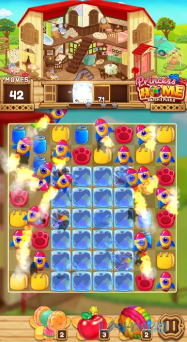 Ảnh 4 của Tải Princess Home Match 3 Puzzle Apk 1.1.2 cho Android iOs Hướng dẫn và gợi ý trong Princess Home Match 3 Puzzle
