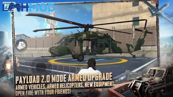 Ảnh 3 của Tải game PUBG Mobile Lite APK 0.22.0 cho Android iOS Alt text mô tả một cảnh chiến đấu kịch tính trong PUBG Mobile Lite với nhiều người chơi và hiệu ứng cháy nổ