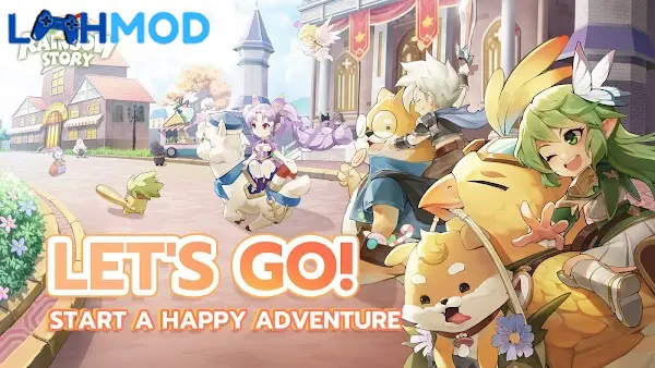 Ảnh 3 của Rainbow Story: Star Quest APK 1.3.3.27 cho Android iOS Giao diện tùy chỉnh nhân vật trong game Rainbow Story: Star Quest