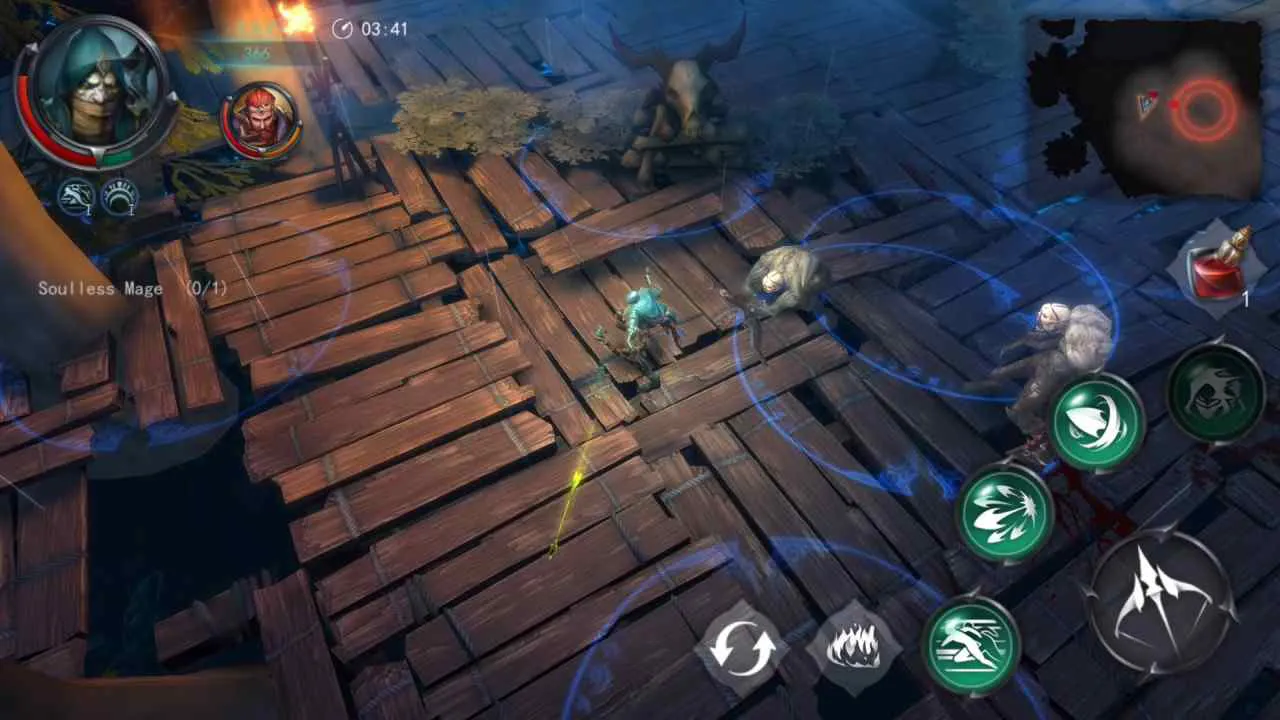 Ảnh 3 của Tải game Raziel: Dungeon Arena Mod APK 1.9.0 (Mở Khoá) Cảnh chiến đấu khốc liệt trong hầm ngục tối của Raziel: Dungeon Arena Mod