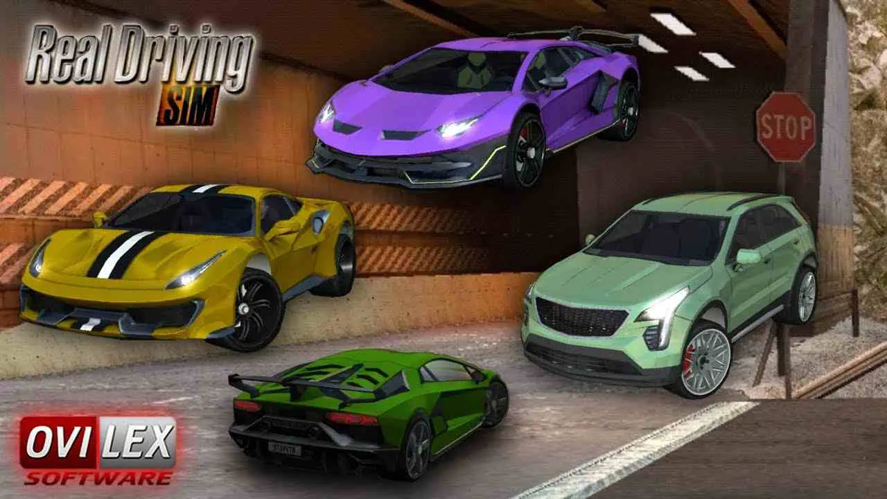 Ảnh 4 của Tải game Real Driving Sim Mod APK 4.8 (Vô Hạn Tiền, Mở Khóa) Người chơi tùy chỉnh chiếc xe với màu sơn và phụ kiện độc đáo