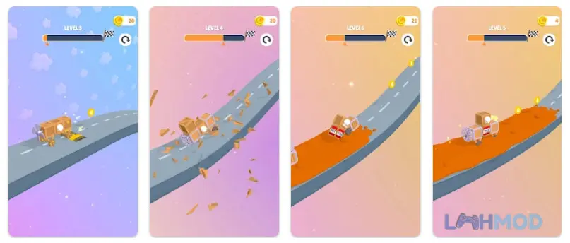 Ảnh 4 của Tải Ride Master Car Builder Game Apk v4.1.2 cho Android iOs Cảnh xe đua tốc độ trên đường trong Ride Master Car Builder Game