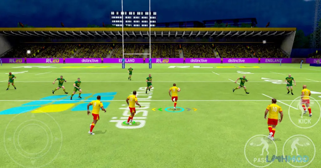 Ảnh 2 của Tải Rugby League 20 Apk 1.3.2.122 cho Android iOs Hình ảnh trận đấu trong Rugby League 20 Mod Apk