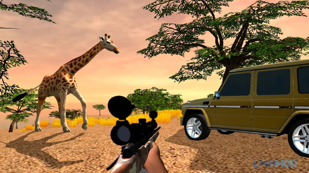 Ảnh 2 của Tải Safari hunting 4×4 Apk 3.11 cho Android iOs Người chơi lái xe 4x4 trong Safari Hunting 4x4
