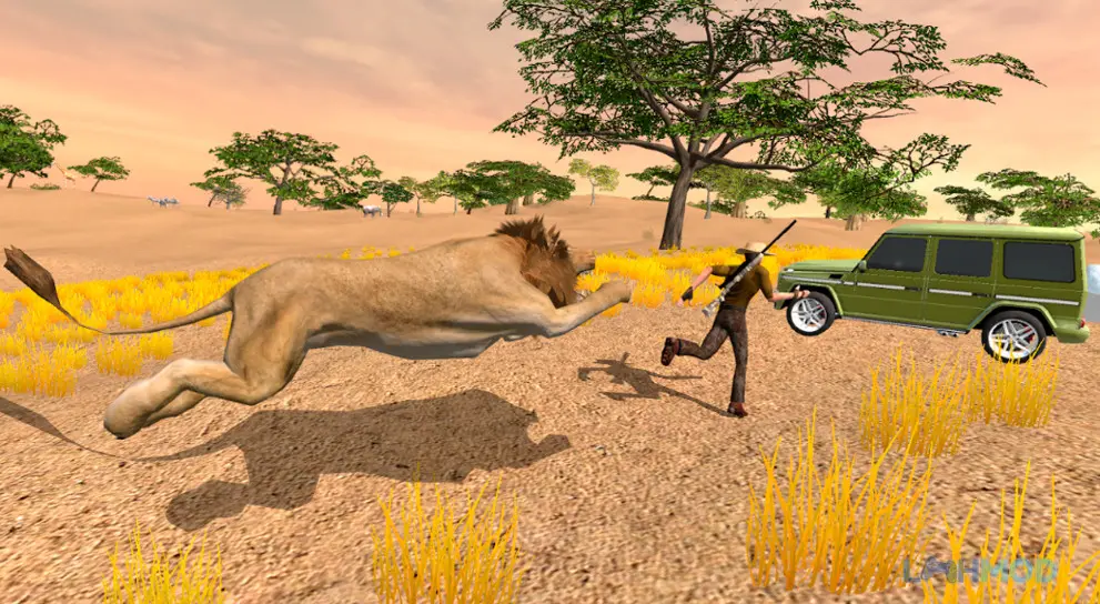 Ảnh 3 của Tải Safari hunting 4×4 Apk 3.11 cho Android iOs Người chơi ngắm bắn động vật trong Safari Hunting 4x4