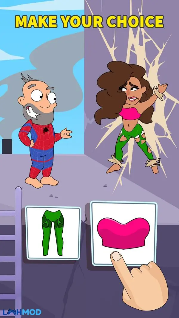 Ảnh 1 của Tải Save the Bro Mod Apk 0.1.336 (Vô hạn xu) cho Android, IOS Anh trai bị mắc kẹt cần giải cứu trong Save the Bro