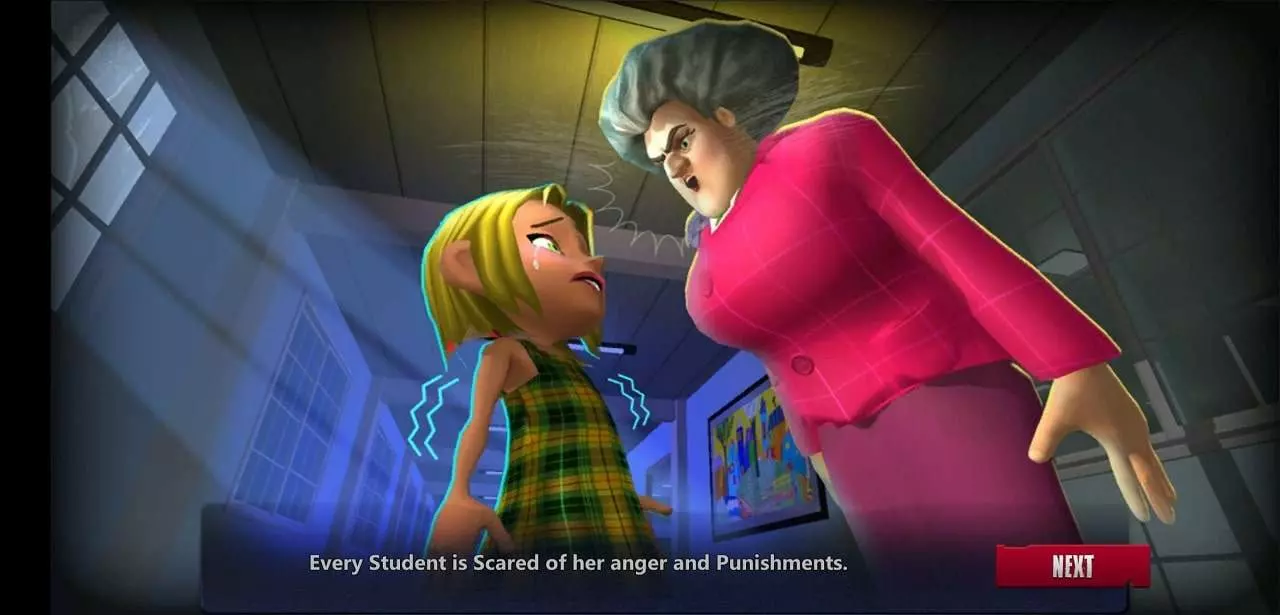 Ảnh 2 của Tải game Scary Teacher 3D Mod APK v8.0 (Menu, Vô Hạn Tiền) Cảnh cậu bé Nick lẻn vào ngôi nhà của Miss T trong Scary Teacher 3D