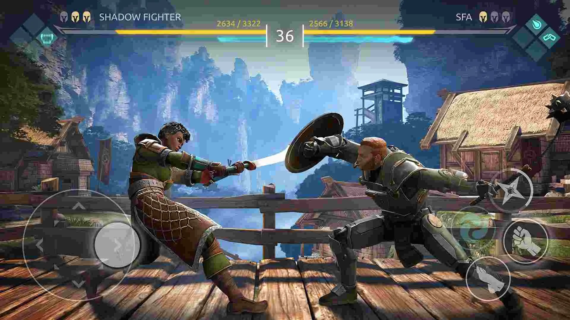 Ảnh 4 của Shadow Fight Arena Mod APK 1.5.2 (Menu/Địch Bất Động/Dễ Thắng) Ảnh shadow fight arena mod 3