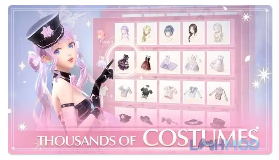 Ảnh 3 của Tải game Shining Nikki Apk 2.0.1064756 cho Android iOs Nikki tạo dáng ấn tượng trong trang phục thiết kế