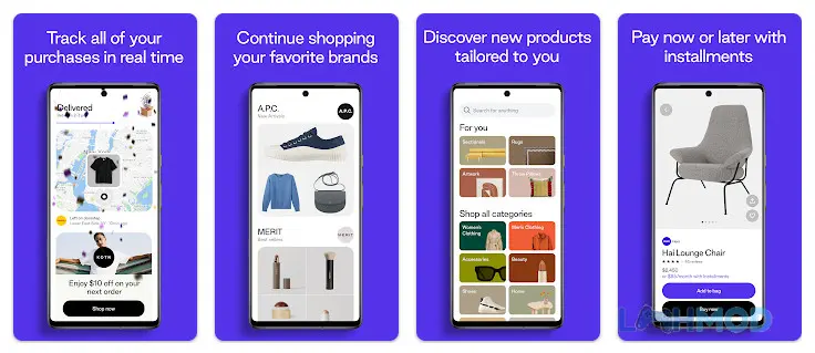 Ảnh 2 của Tải ứng dụng Shop Apk 2.85.1 cho Android iOs Màn hình theo dõi đơn hàng trong ứng dụng Shop, hiển thị trạng thái giao hàng