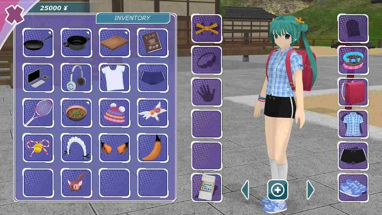 Ảnh 2 của Tải game Shoujo City 3D Mod APK 1.7 (Mở khóa các vị trí cao cấp) Shoujo City 3D Mod cho phép bạn sống một cuộc đời anime đầy tự do và tương tác