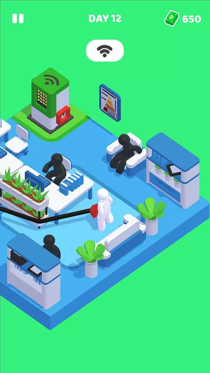 Ảnh 3 của Staff! – Job Game Mod APK 1.2.7 (Menu, Vô Hạn Tiền) Giao diện chọn nhiệm vụ và công việc trong Staff! – Job Game