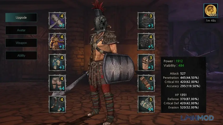 Ảnh 1 của Tải Stormborne Infinity Arena Apk 1.11.8 cho Android iOs Alt text: Cảnh một đấu sĩ đang thi triển kỹ năng trong trận chiến căng thẳng