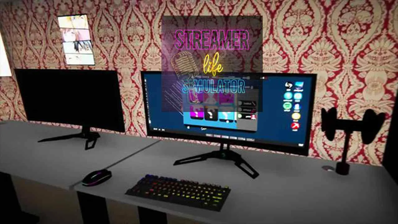 Ảnh 1 của Tải game Streamer Life Simulator Mod APK 1.6 (Vô Hạn Tiền) Người chơi tương tác và livestream game trên máy tính ảo
