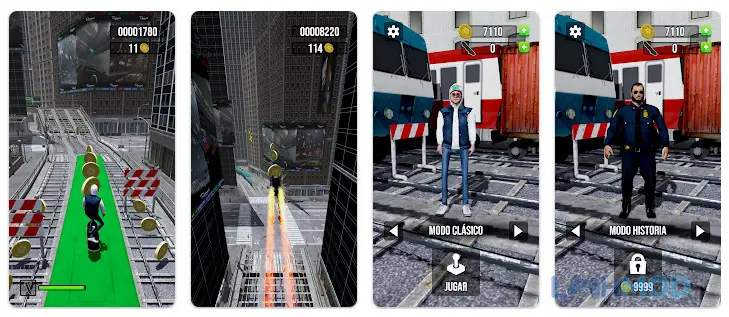 Ảnh 3 của Tải Subway Runner RTX Apk 1.0.1 cho Android iOs Cảnh đua xe tốc độ cao trong môi trường đô thị tương lai