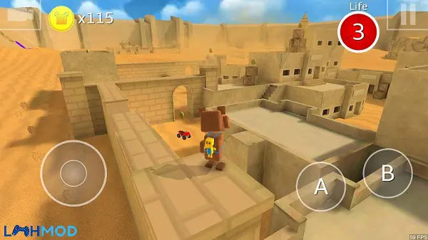 Ảnh 4 của Tải Super Bear Adventure Apk 11.1.3 cho Android, iOS Chú gấu nhân vật chính trong Super Bear Adventure