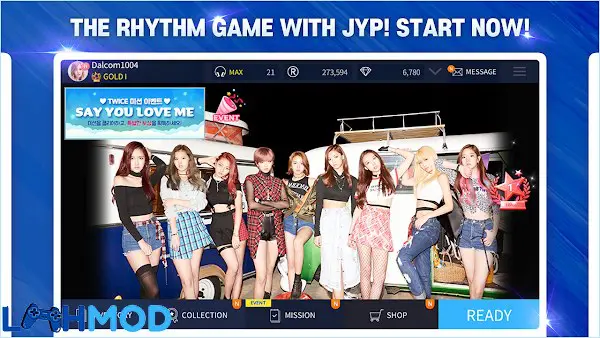 Ảnh 2 của Tải SuperStar JYPNATION APK 3.8.1 cho Android iOS Giao diện chính trong SuperStar JYPNATION