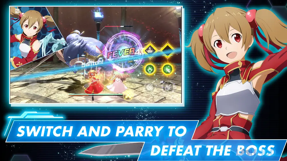Ảnh 4 của Tải Sword Art Online Variant Showdown Mod Apk 1.0.20 (Damage, Defense Multiplier, Special Skill) cho Android iOs Hình ảnh đội hình nhân vật với các thẻ bài kỹ năng