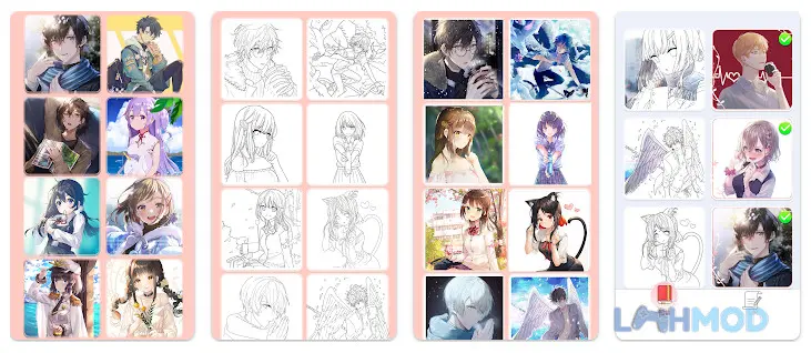 Ảnh 2 của Tải ứng dụng Tap Anime Apk 1.8.7 cho Android iOs Thư viện tranh vẽ phong phú trong Tap Anime