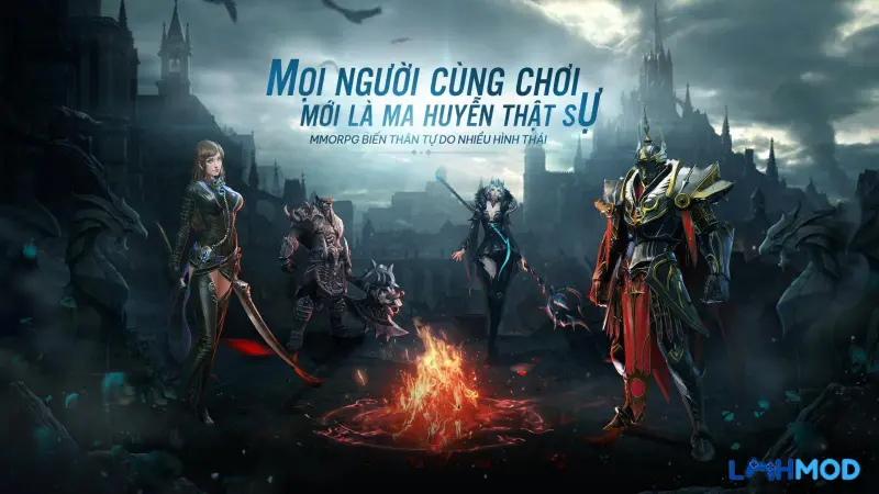 Ảnh 2 của Tải Thợ Săn Quỷ Apk 1.6.61.2017 cho Android Cảnh giao chiến khốc liệt giữa thợ săn và quái vật trong Thợ Săn Quỷ