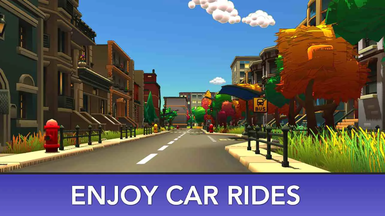 Ảnh 5 của Tải game Tiny Landlord Mod APK 3.0.1 (Menu, Mua Sắm Miễn Phí) Người chơi tận hưởng thành phố Tiny Landlord từ góc nhìn trên không