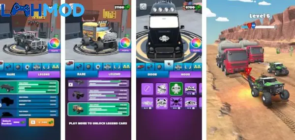 Ảnh 3 của Tải Towing Race APK 8.7.9 cho Android iOS Cận cảnh một chiếc xe tải kéo đang đua với các đối thủ khác trên đường