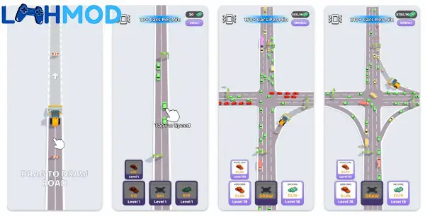 Ảnh 1 của Traffic Jam Fever MOD APK 1.1.7 (Phần thưởng miễn phí) Giao thông đông đúc trong Traffic Jam Fever MOD