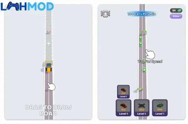 Ảnh 2 của Traffic Jam Fever MOD APK 1.1.7 (Phần thưởng miễn phí) Bản đồ Traffic Jam Fever với nhiều tuyến đường