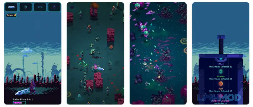 Ảnh 2 của Tải Ultra Blade Premium Mod Apk 1.2.8 (Vô Hạn Tiền) cho Android iOs Một cảnh chiến đấu trong Ultra Blade Premium Mod