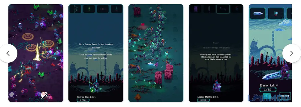 Ảnh 3 của Tải Ultra Blade Premium Mod Apk 1.2.8 (Vô Hạn Tiền) cho Android iOs Một chiến binh Ultra Blade Premium Mod đang chiến đấu