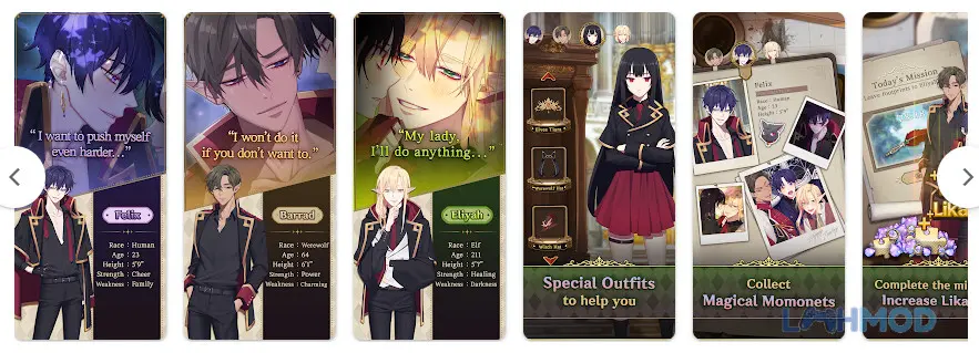 Ảnh 4 của Tải Unromantic Demon Queen Mod Apk 1.0.4 (Free Premium Choices) cho Android iOs Giao diện tùy chỉnh trang phục của nhân vật trong Unromantic Demon Queen Mod