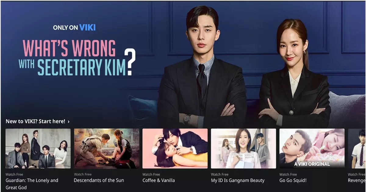 Ảnh 2 của Tải ứng dụng Viki Mod Apk 22.4.0 (Không Quảng Cáo) cho Android iOs Giao diện Viki Mod Apk hiển thị danh sách phim Hàn Quốc