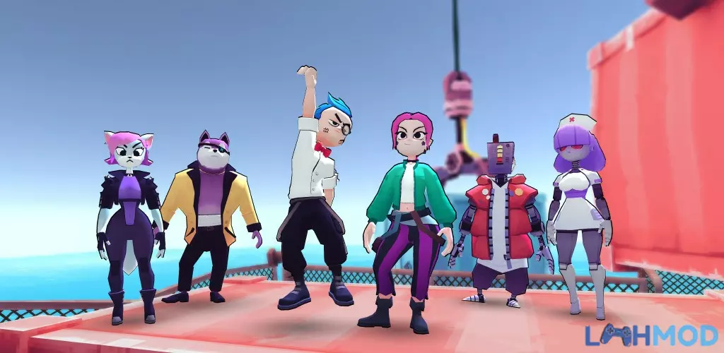 Ảnh 3 của Tải Game Vortex 9 Apk V1.2.8 – Trò Chơi Bắn Súng Miễn Phí Dàn nhân vật đa dạng của Vortex 9 Apk