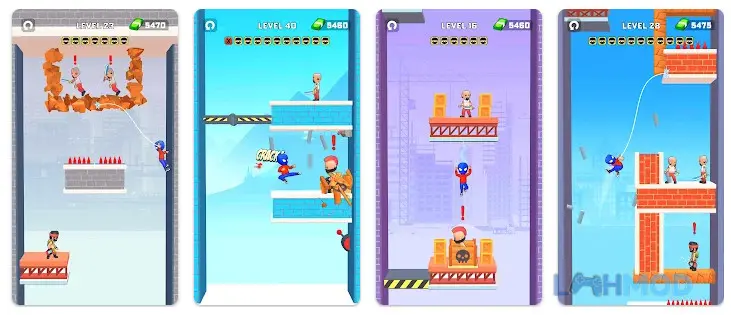 Ảnh 4 của Tải Web Master Super Hero Fight Apk 1.4 cho Android iOs Web Master Super Hero Fight với hiệu ứng chuyển động mạnh mẽ