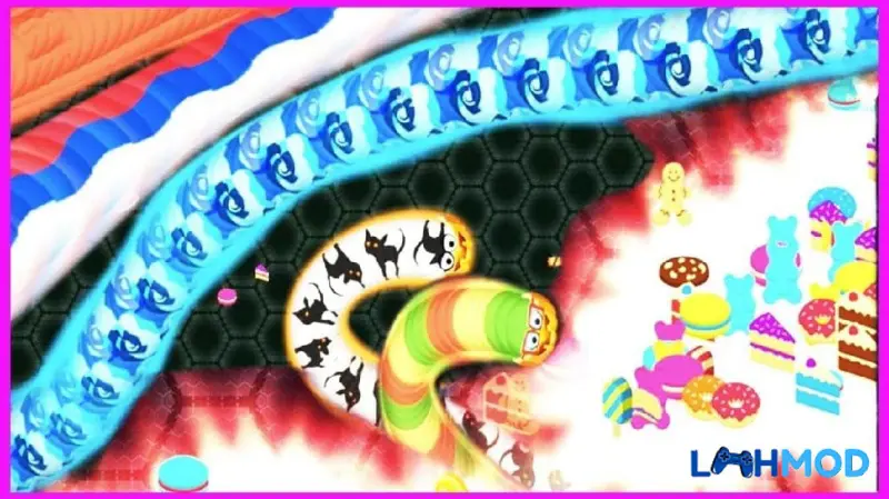 Ảnh 6 của Tải Wormate.io Apk v4.0.23 cho Android Giao diện chọn skin cho chú giun trong Wormate.io