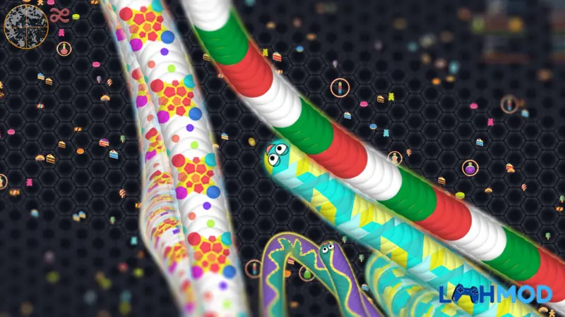 Ảnh 8 của Tải Wormate.io Apk v4.0.23 cho Android Các chú giun nhiều màu sắc chiến đấu trong môi trường 3D của Wormate.io