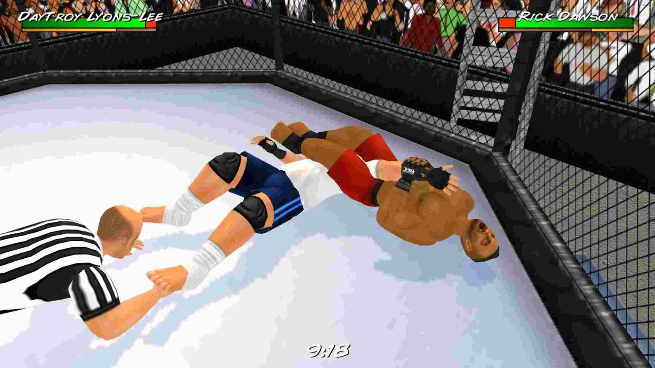 Ảnh 2 của Wrestling Revolution 3D Mod APK 1.770 (Menu, Vô Hạn Tiền, Mở Khóa) Người chơi đang chọn nhân vật trước khi vào trận đấu